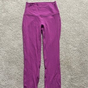 Lululemon align leggings in moonlit magenta